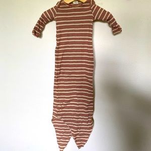 Kate Quinn organic cotton ribbed knot gown